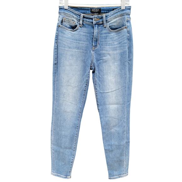 Judy Blue Slim Fit Jeans Medium Wash Stretchy Size 3/26 Women's Straight Leg - Picture 3 of 6